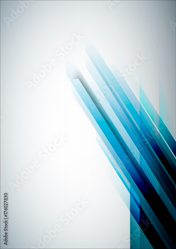 Blue straight lines abstract background.