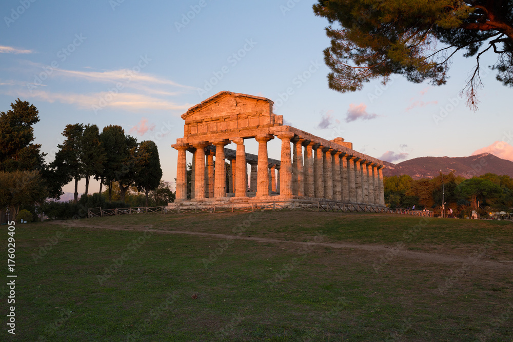 Athena's temple, Paestum, Salerno, Itali