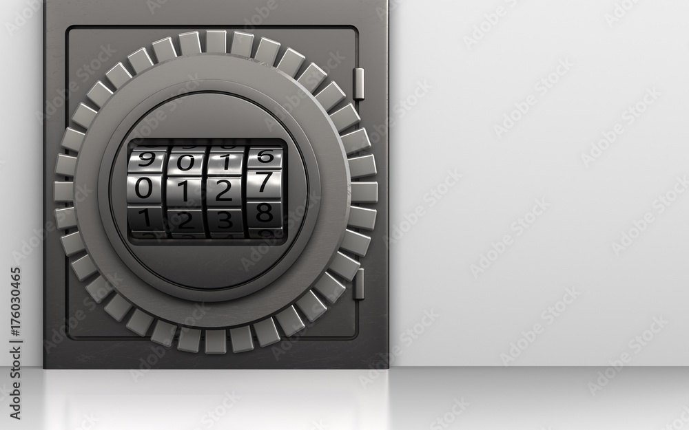 3d metal safe code dial