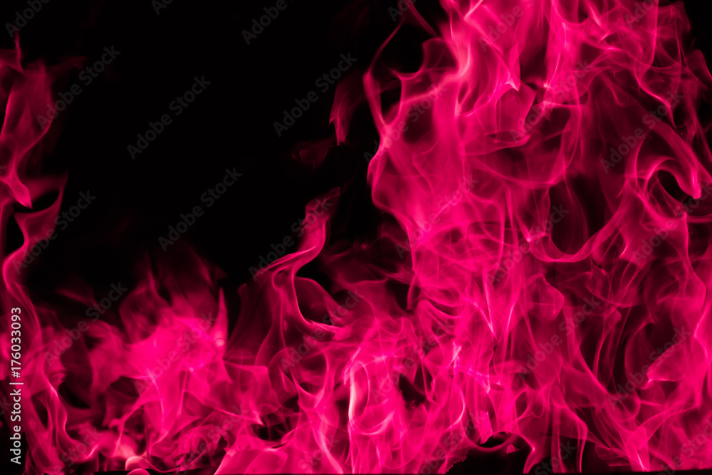 pink flames background