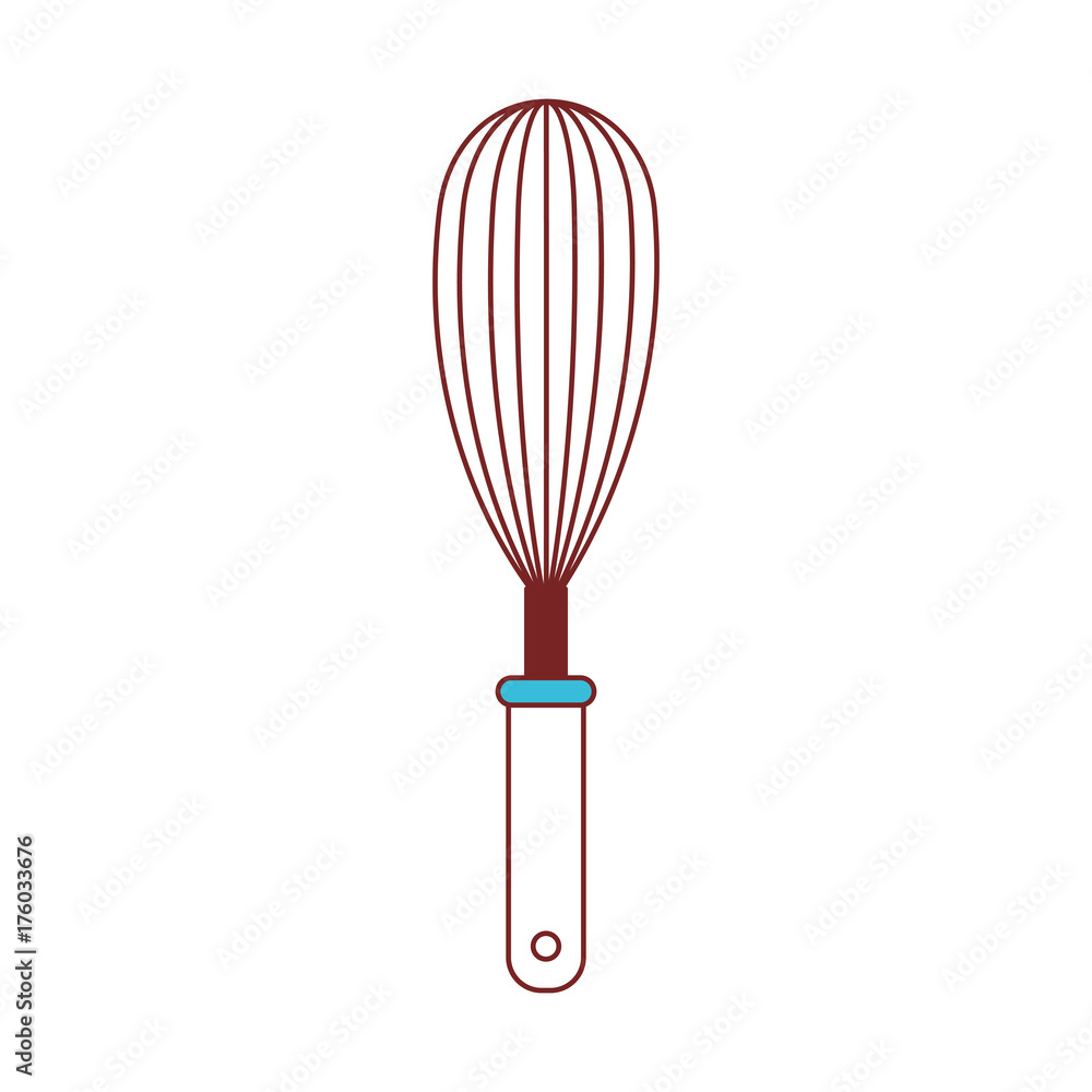 whisk kitchen utensil color sections silhouette whisk kitchen utensil color sections silhouette