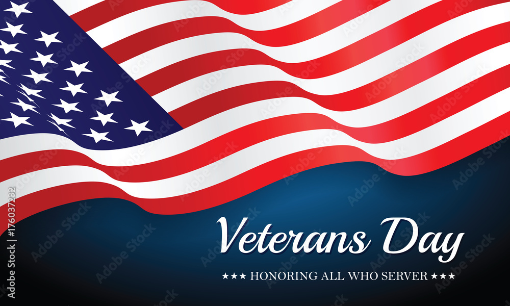 US Flag Veterans Day. US Flag Veterans Day.
