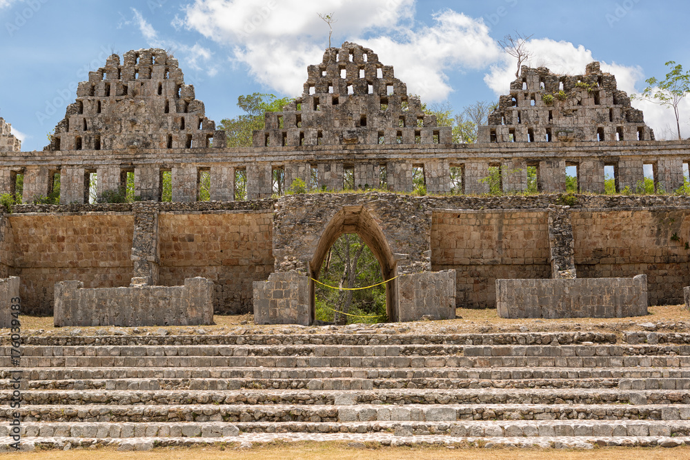 prehispanic town of Uxmal is a Unesco World Heritage site