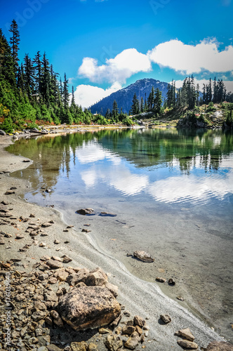 Rainbow Lake, Whistler, British Columbia, Canada - September 2017