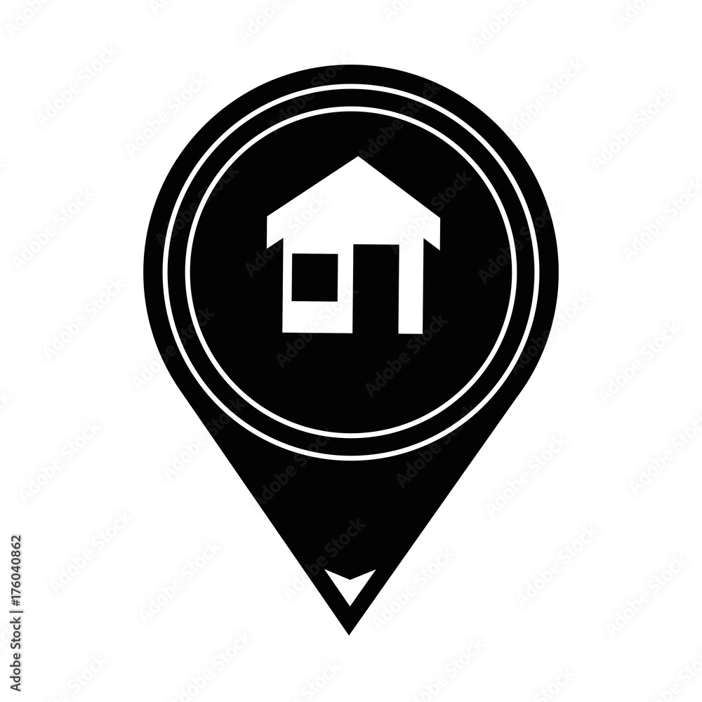 pointer location isolated icon vector illustration design pointer location isolated icon vector illustration design