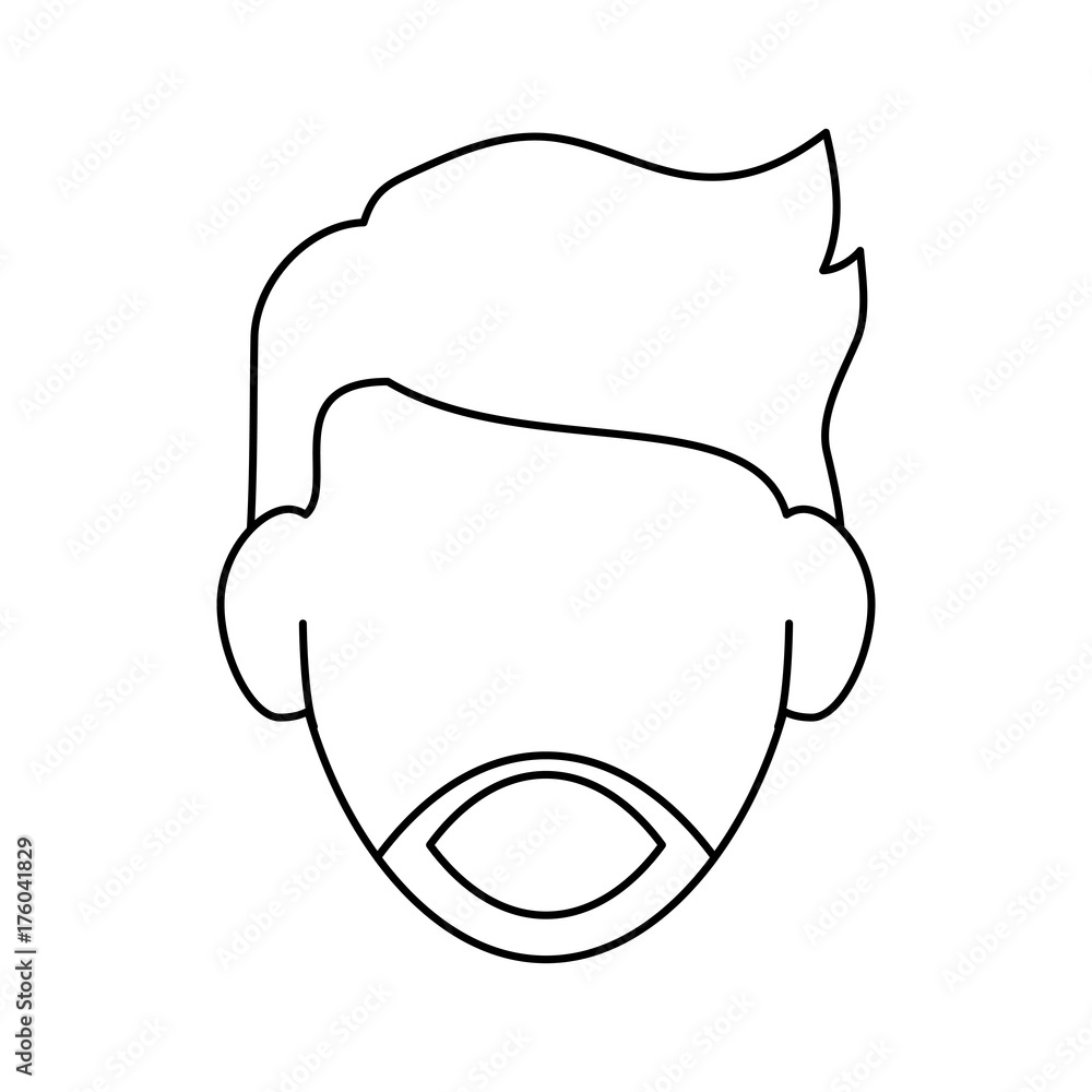 man avatar portrait icon image vector illustration design man avatar portrait icon image vector illustration design