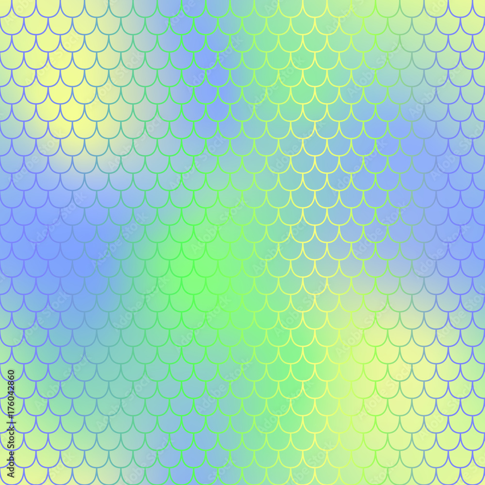 Mermaid or fish skin with scale pattern. Mermaid tail vector background Mermaid or fish skin with scale pattern. Mermaid tail vector background