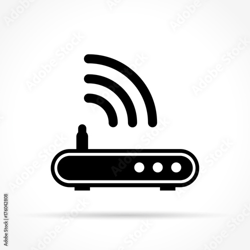 router icon on white background