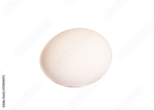 Egg on white