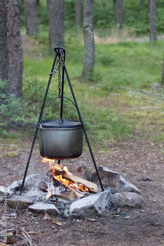 Campfire cooking Campfire cooking