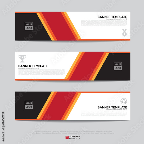 Banner design for business presentation