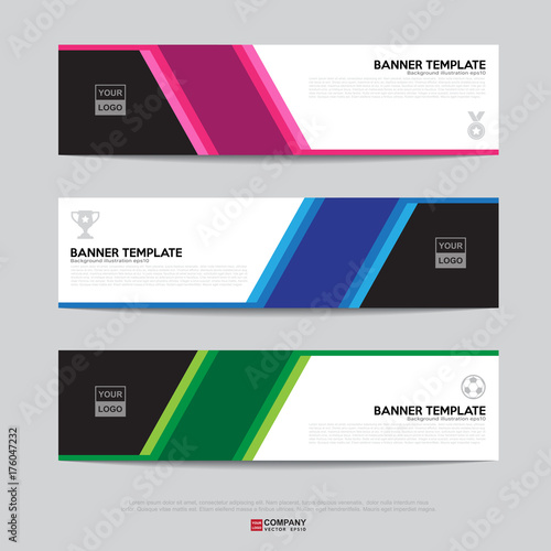 Banner design for business presentation