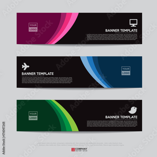 Banner design for business presentation