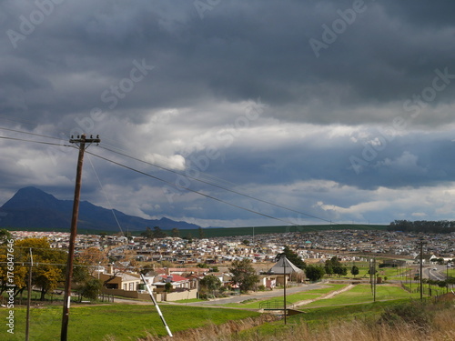 south african township