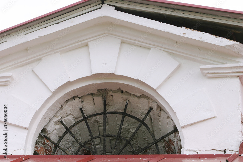 Fototapeta premium dormer window on old house