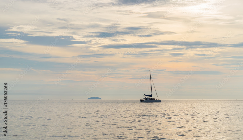 Fototapeta premium seascape at Pattaya Thailand