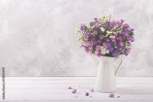 Fototapeta Naklejka Na Ścianę i Meble -  Colorful aster flowers