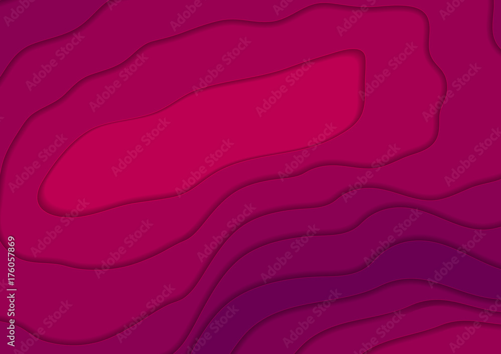 Fototapeta premium Pink purple corporate material wavy abstract background