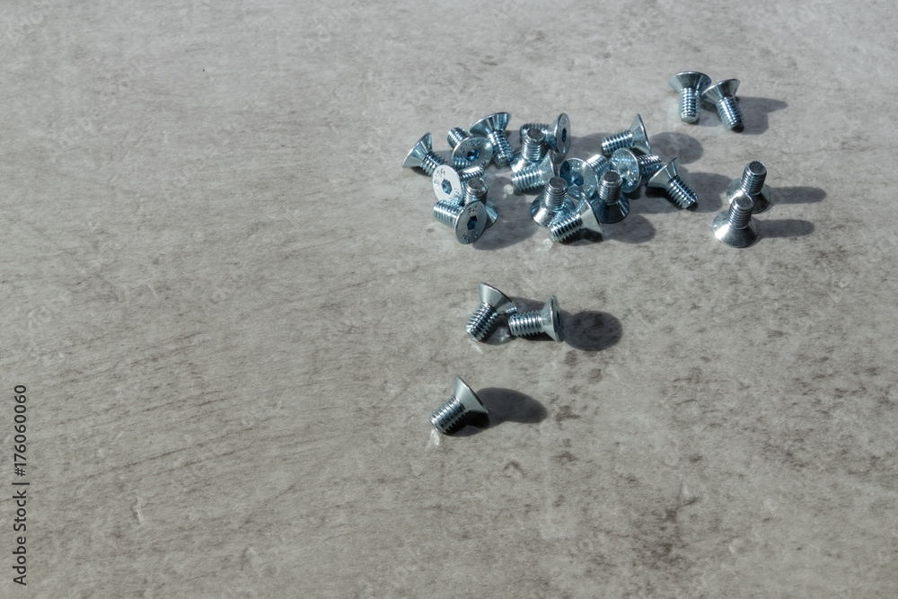 Naklejka premium flachkopfschrauben
