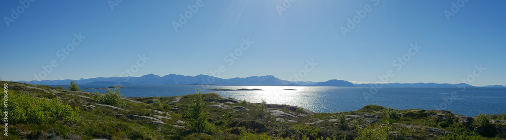 Norway Vega North nature panorama header