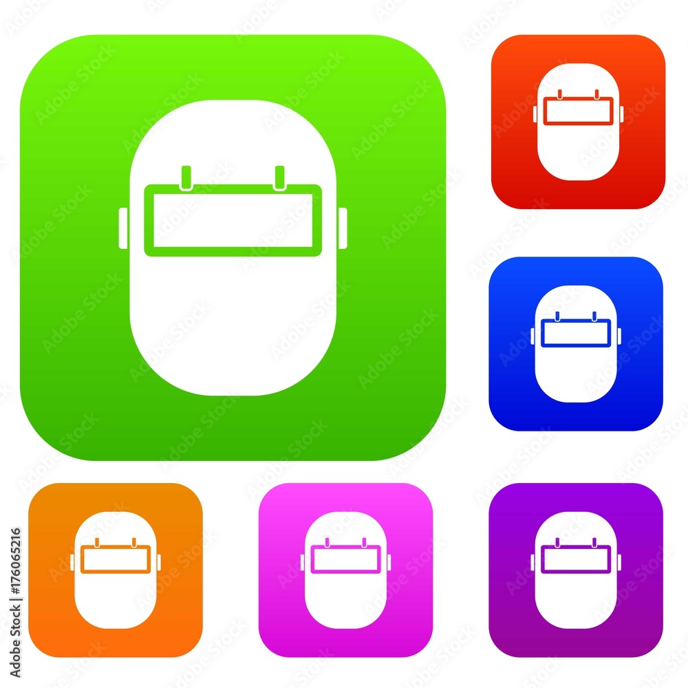 Welding mask set color collection Welding mask set color collection