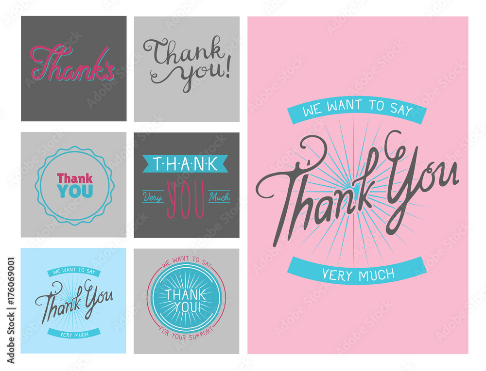 Thank you gratitude feeling emotions text lettering vector card design thanksfull quote phrases message Thank you gratitude feeling emotions text lettering vector card design thanksfull quote phrases message