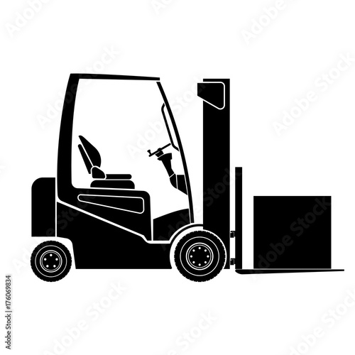 Loader icon, Forklift icon