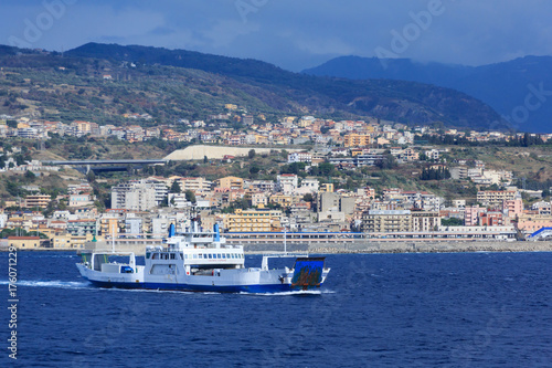 Huge Ferry in the Strait of Messina