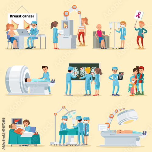People And Cancer Disease Collection