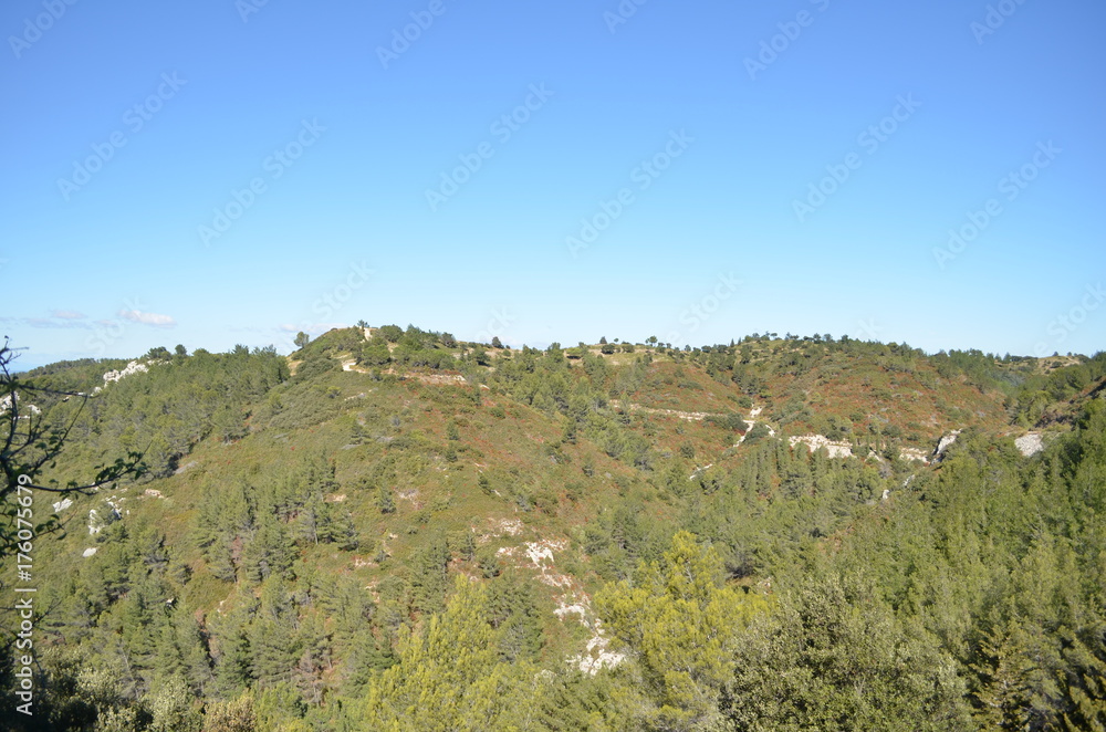 Naklejka premium Massif des Alpilles