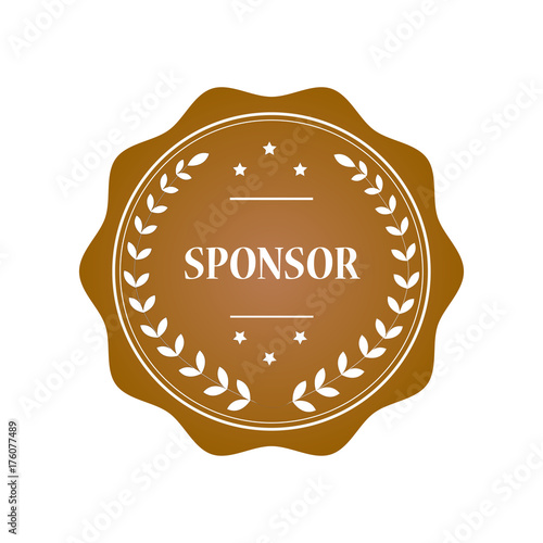 Sponsor stamp illustration