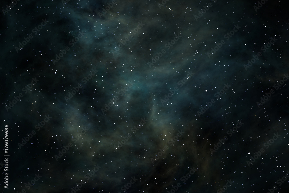 Obraz premium Space background with nebula and stars