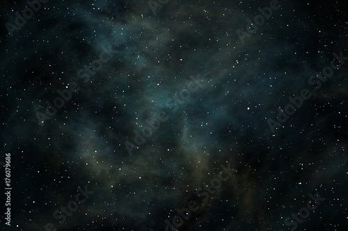 Fototapeta Naklejka Na Ścianę i Meble -  Space background with nebula and stars