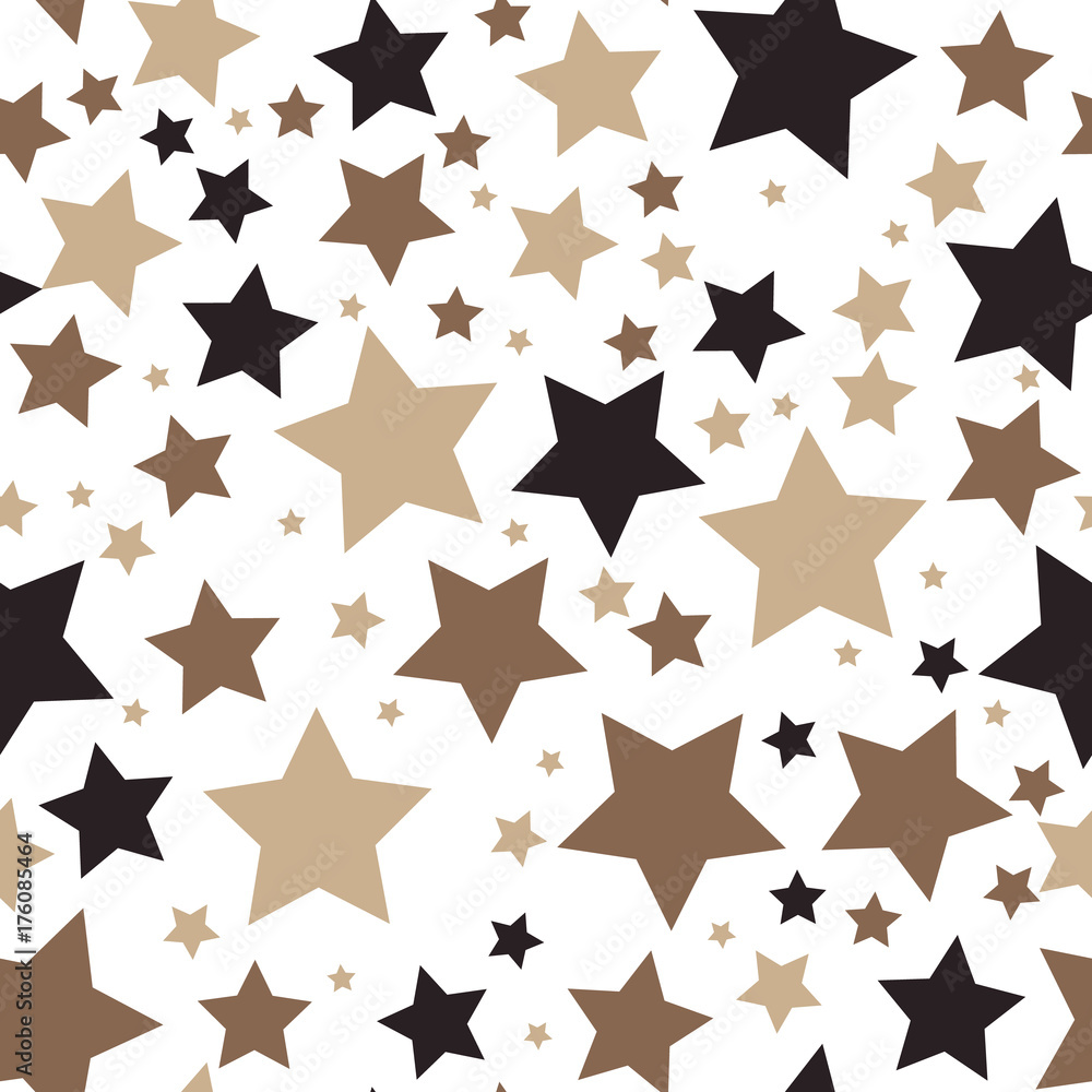Star seamless pattern. Chaotic elements. Abstract geometric shape texture. Effect of sky. Design template for wallpaper,wrapping, textile. Vector Illustration Star seamless pattern. Chaotic elements. Abstract geometric shape texture. Effect of sky. Design template for wallpaper,wrapping, textile. Vector Illustration