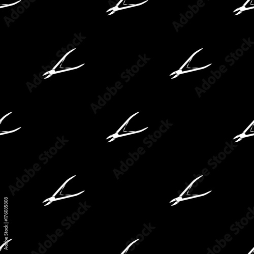 manicure nippers simple icon. Flat style