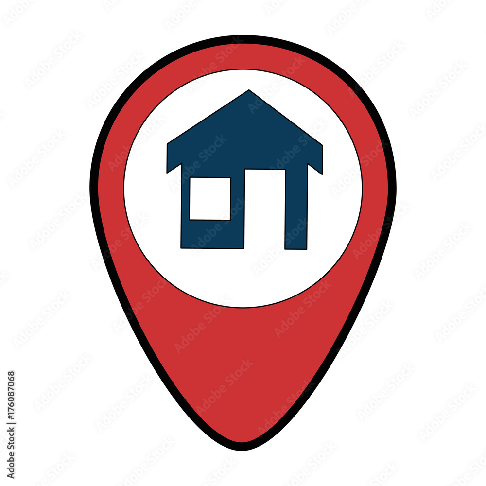 pointer location with house pointer location with house