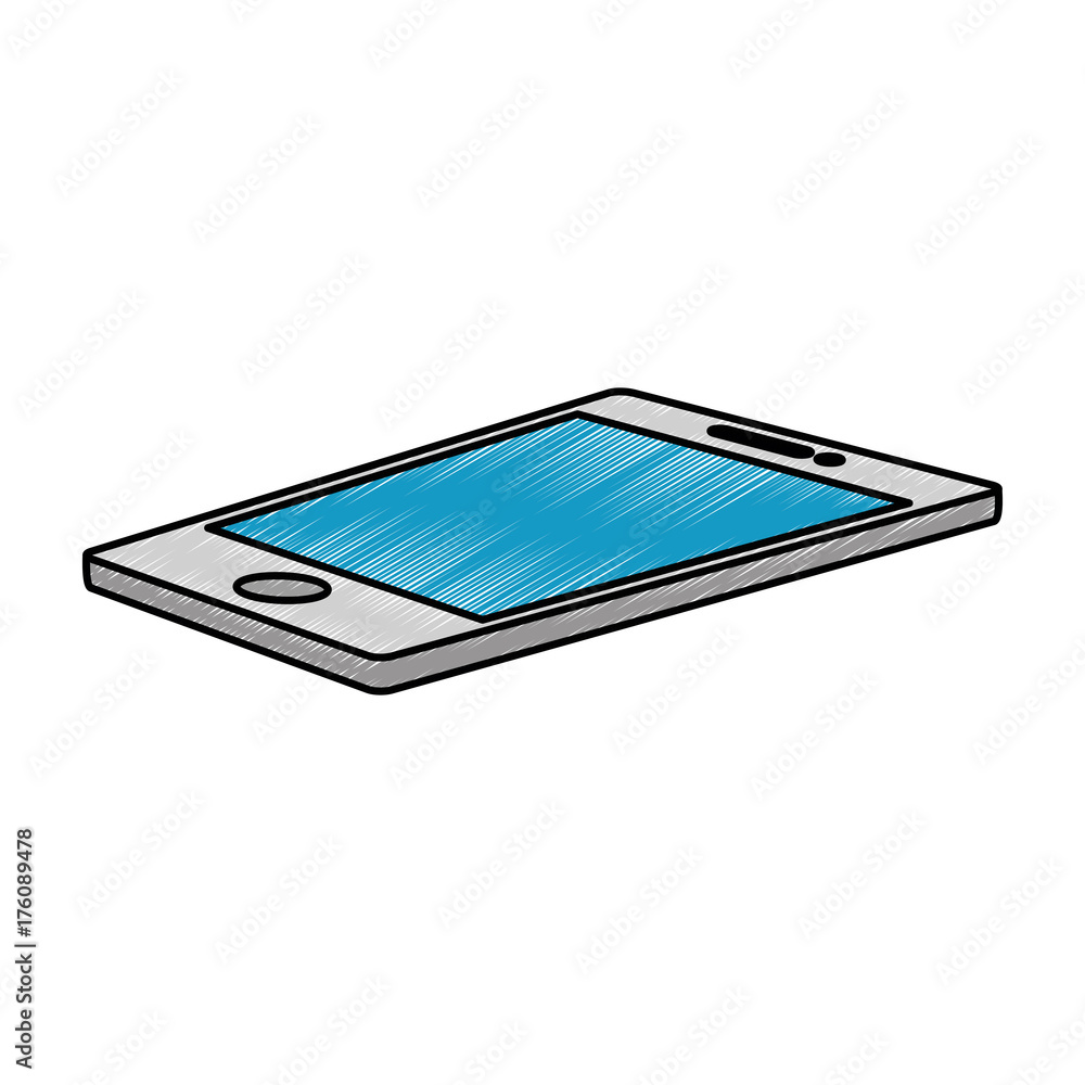 smartphone device isolated icon smartphone device isolated icon