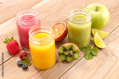 fruit juice or smoothie