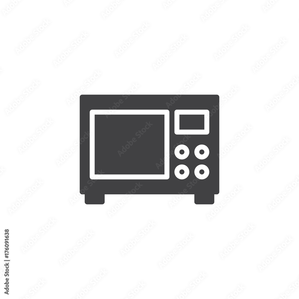 Microwave icon vector, filled flat sign, solid pictogram isolated on white. Symbol, logo illustration. Microwave icon vector, filled flat sign, solid pictogram isolated on white. Symbol, logo illustration.