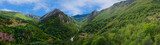 Beautiful panoramic view of canyon of river Tara in mountainous area, Montenegro