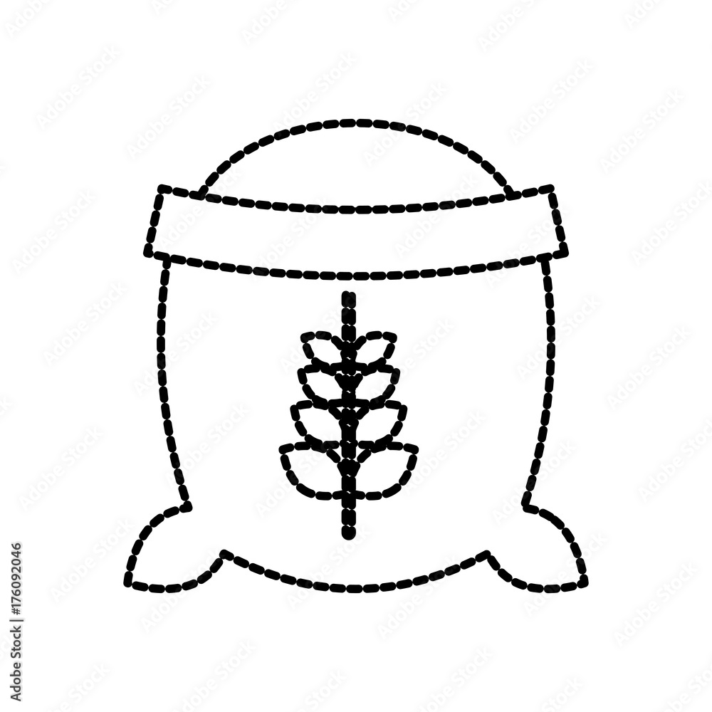 open sack of wheat full flour grain farm open sack of wheat full flour grain farm