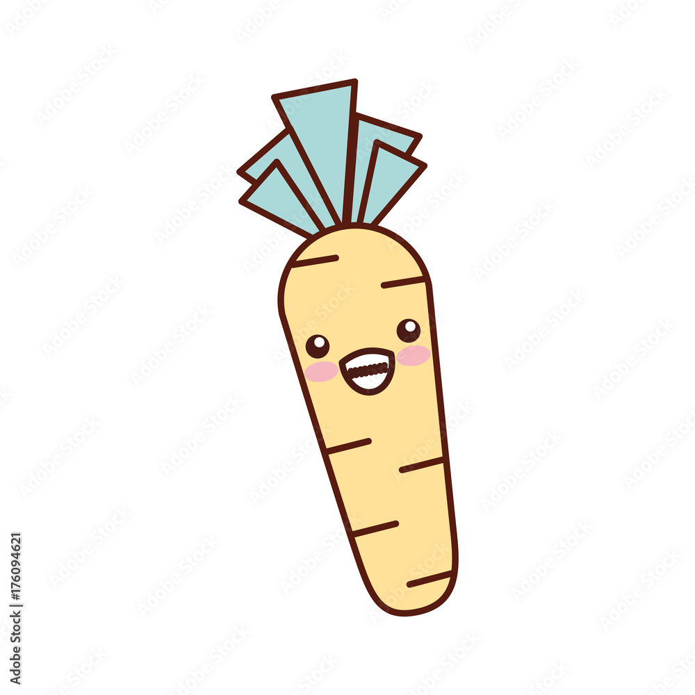 kawaii carrot vegetable fresh food cartoon kawaii carrot vegetable fresh food cartoon