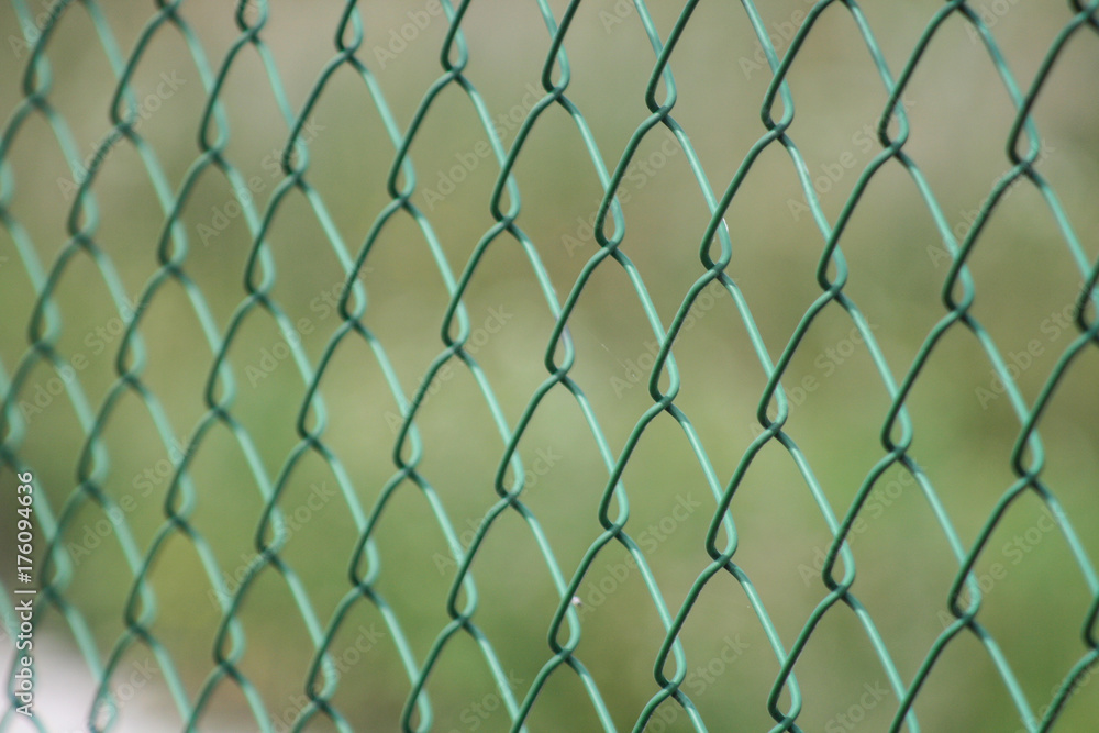 Fototapeta premium Maschendrahtzaun