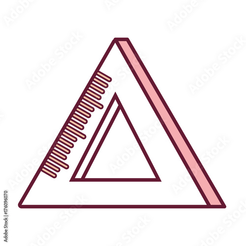 flat line colored  square ove white background  vector illustration