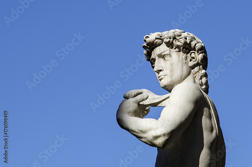 Michelangelo's David in Piazza Della Signoria © Jackie Davies