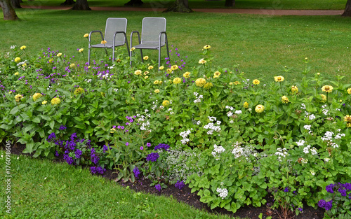 Fototapeta Naklejka Na Ścianę i Meble -  Blumen im Park
