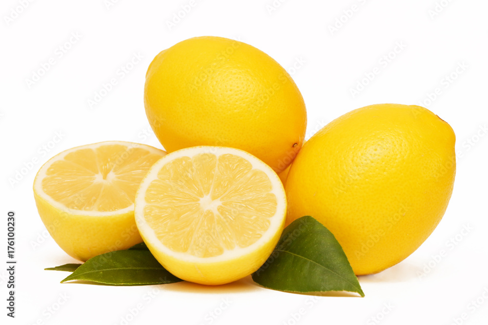 Lemon, studio image on white Lemon, studio image on white