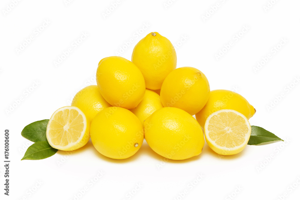 Lemon, studio image on white Lemon, studio image on white