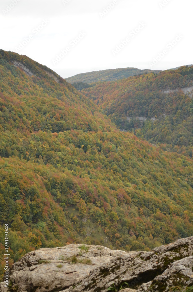 Massif du Bugey dans le Jura