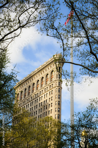 Flat Iron Building of New York